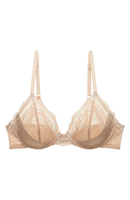 Shop Natori Breakout Underwire Bra In Cafe/ivory