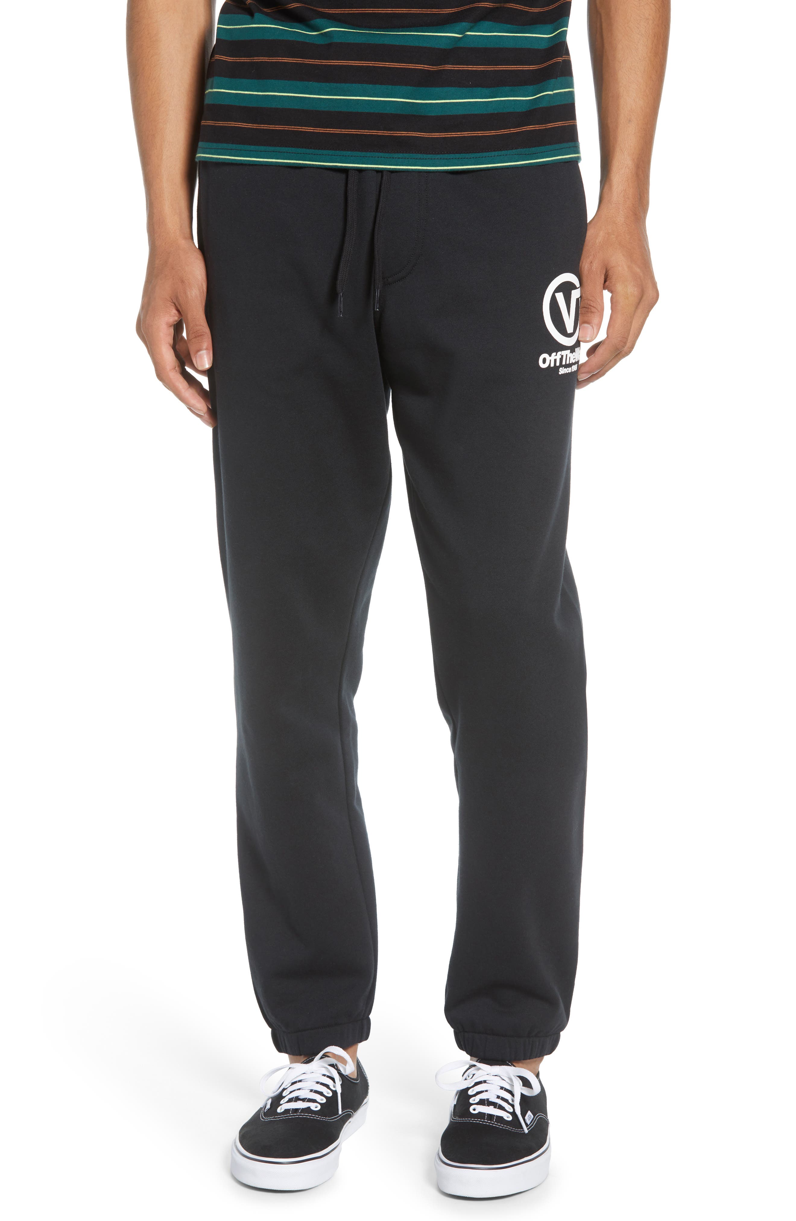 Men's Vans Distorted Performance Logo Sweatpants Men's Vans Distorted Performance Logo Sweatpants
