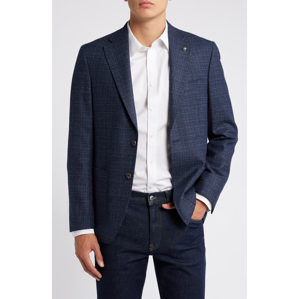 Jack Victor Morton Soft Constructed Wool Sport Coat In Blue