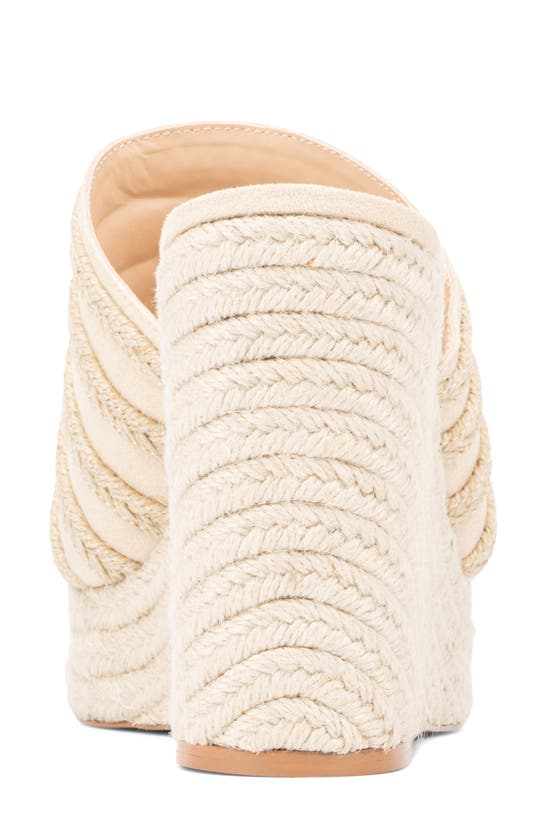 Fashion To Figure Sallie Platform Wedge Sandal In Natural