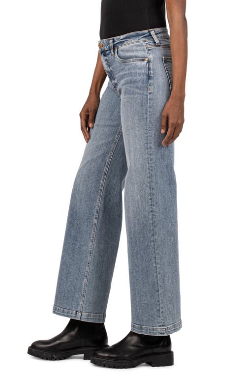 Shop Kut From The Kloth High Waist Wide Leg Jeans In Enforce