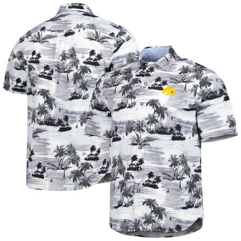 Men's Chicago Cubs Tommy Bahama Royal Tropical Horizons Button-Up Shirt