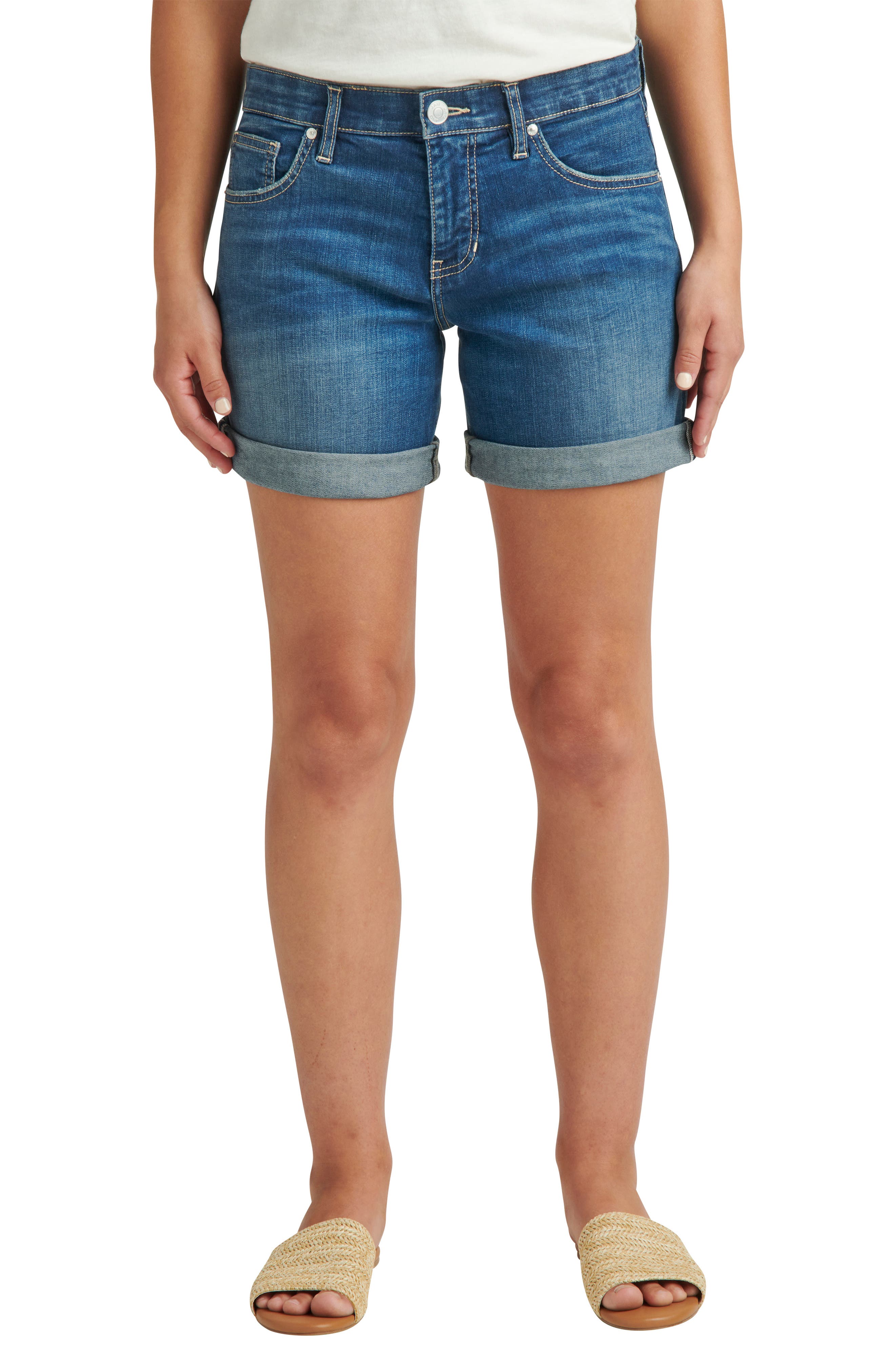 Jag Jeans Alex Boyfriend Denim Shorts 