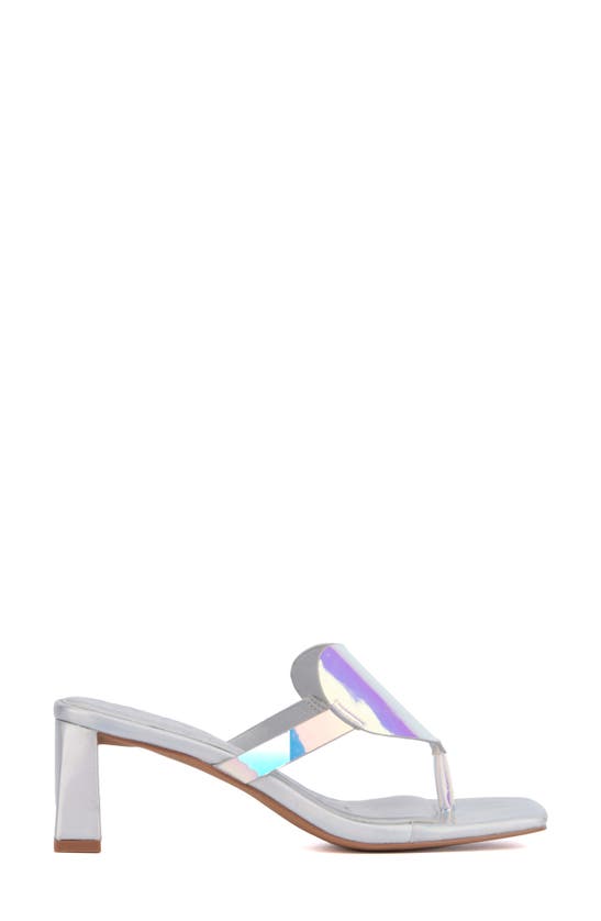 Olivia Miller Lover Gurl Sandal In Iridescent