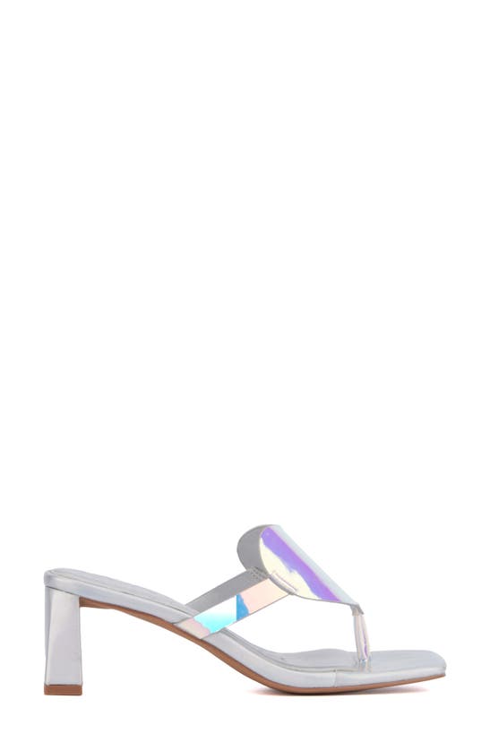 Shop Olivia Miller Lover Gurl Sandal In Iridescent