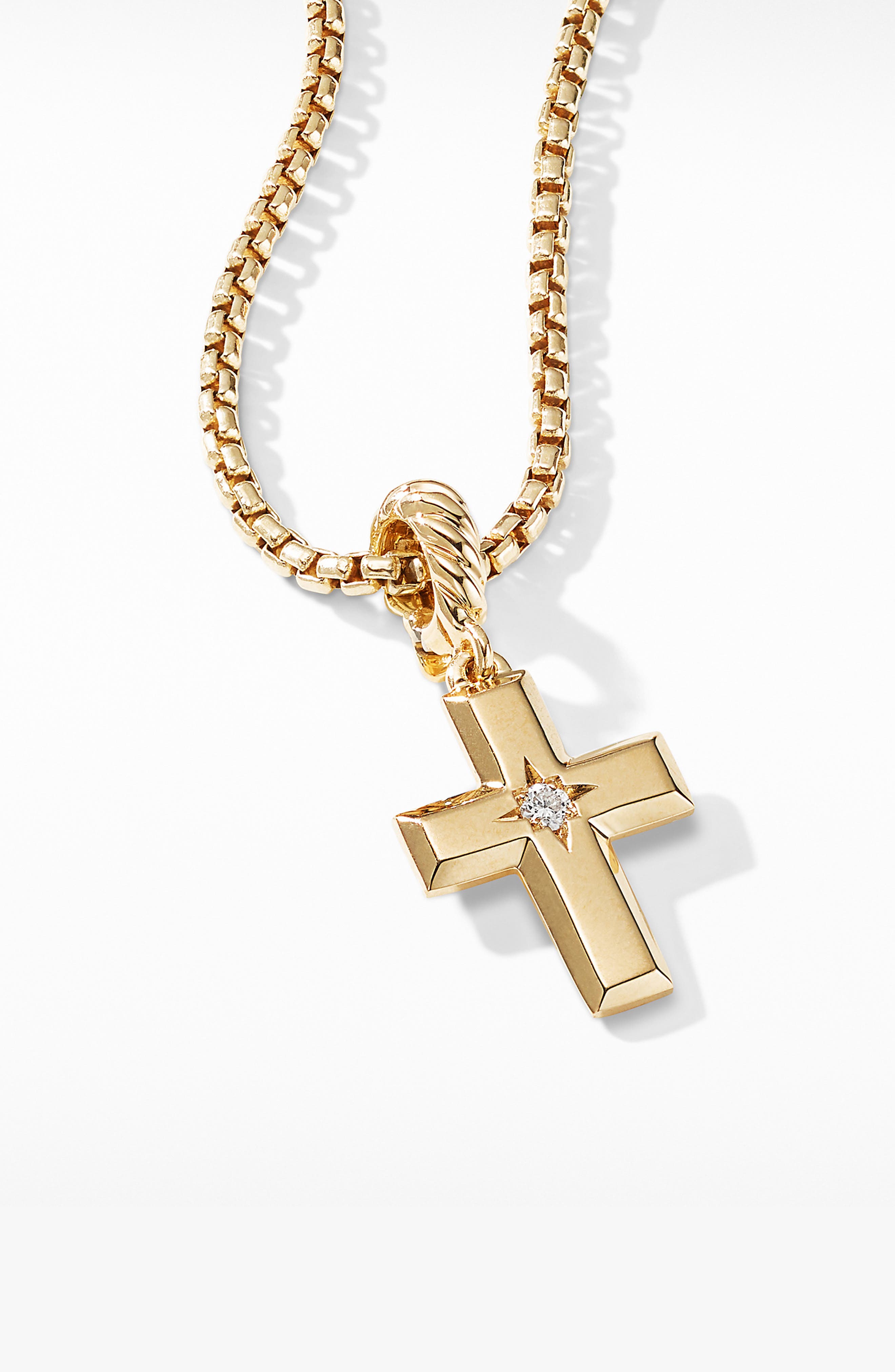 david yurman diamond cross pendant