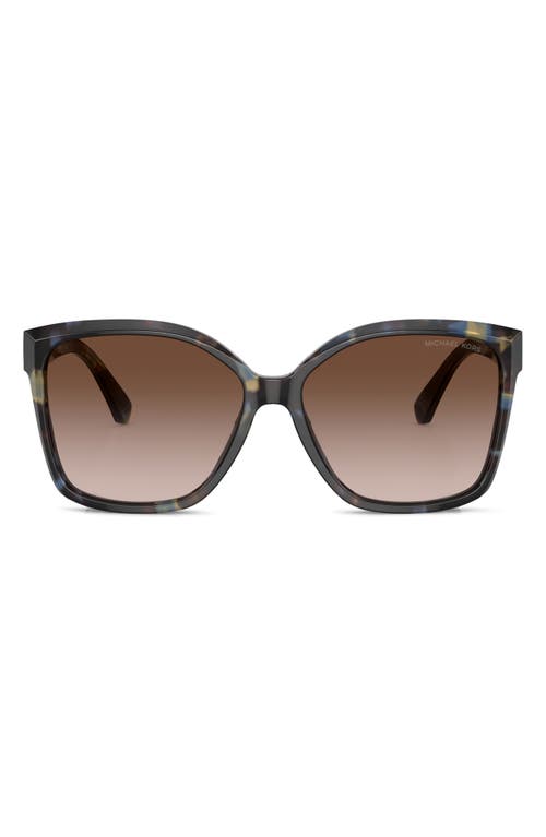 Michael Kors Malia 58mm Square Sunglasses in Brown Gradient at Nordstrom