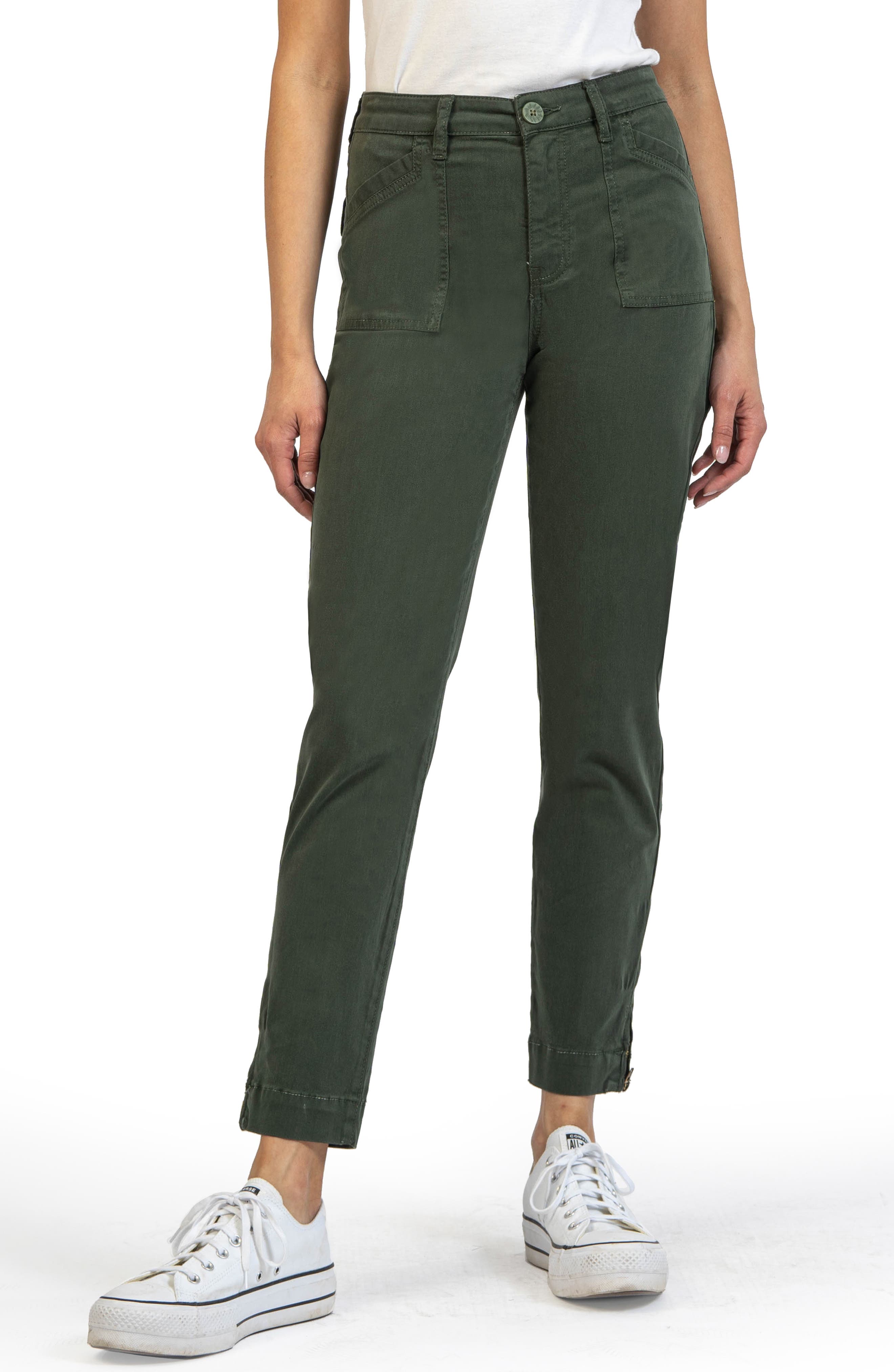 Slacks and Chinos Straight-leg trousers Womens Clothing Trousers Arma Trousers in Green 
