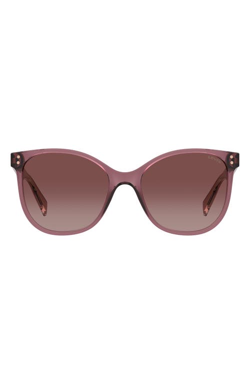 levi's 56mm Gradient Cat Eye Sunglasses in Pink/Pink Doubleshade