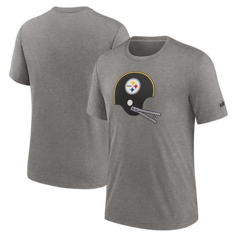 Men's Pittsburgh Steelers Nike Heathered Charcoal/Black Tri-Blend