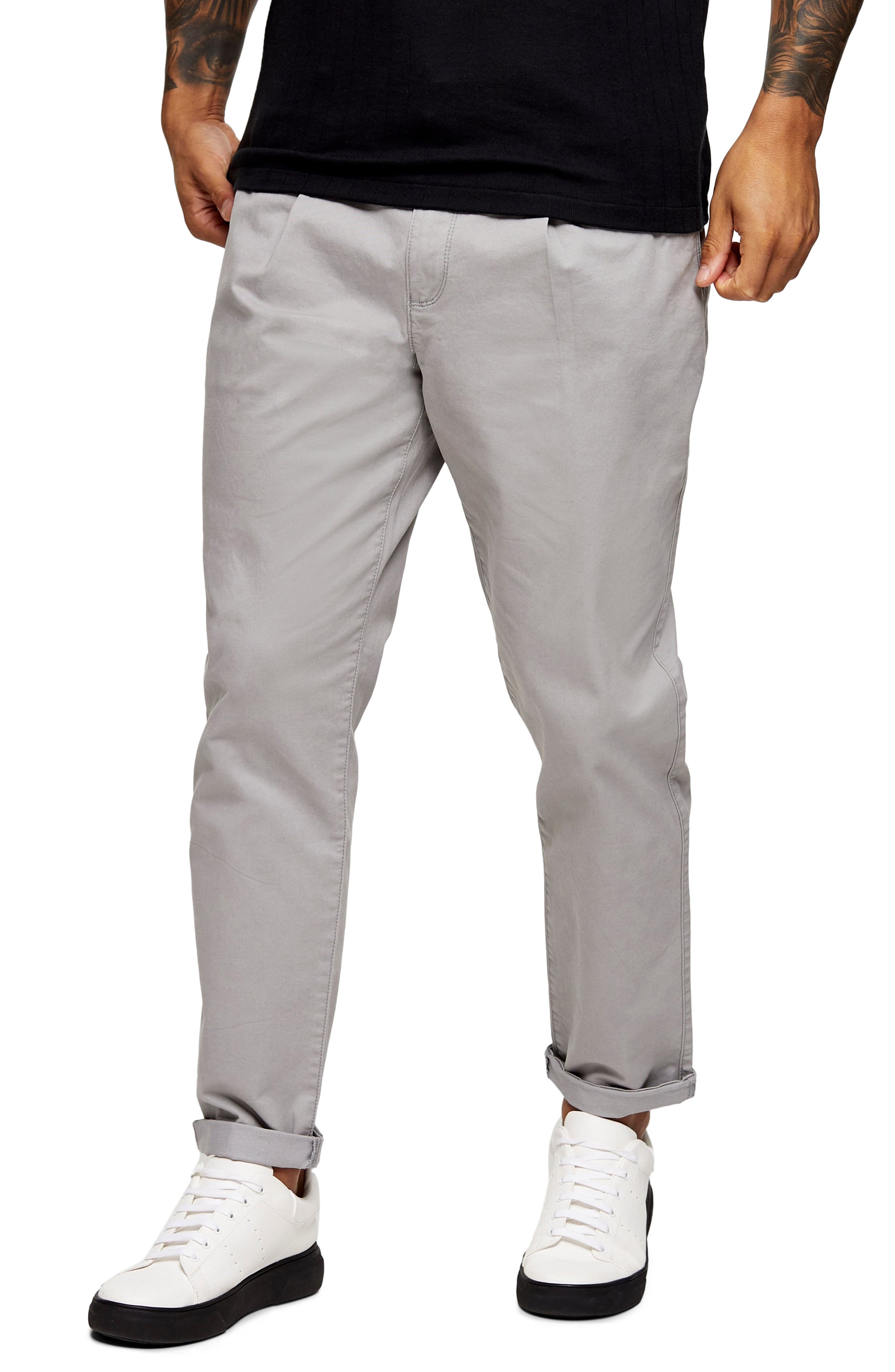 topman tapered trousers