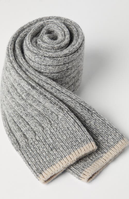 Shop Brunello Cucinelli Cashmere Knit Socks In Grey