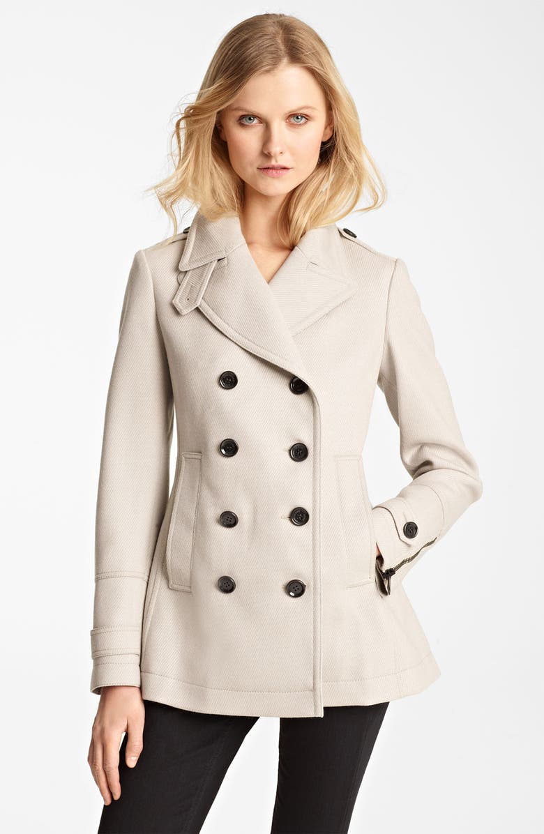 Burberry Brit 'Fenstead' Double Breasted Wool Peacoat | Nordstrom