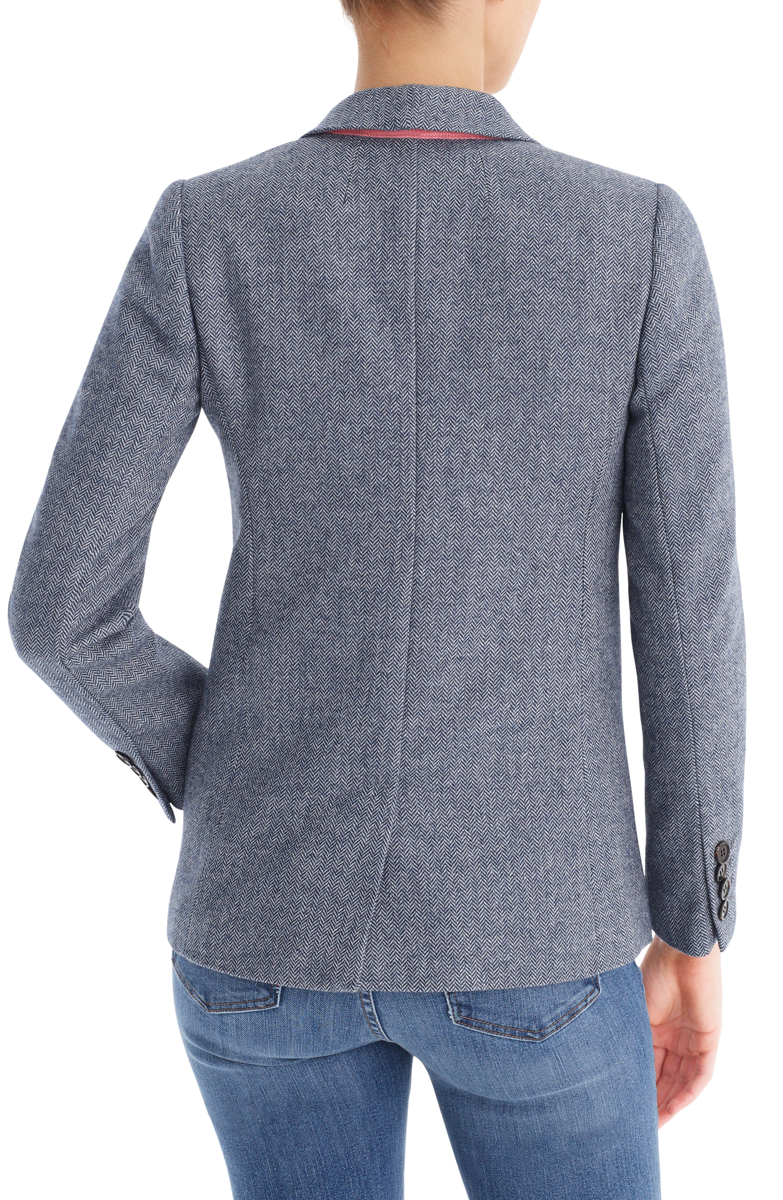 j crew wool blend blazer