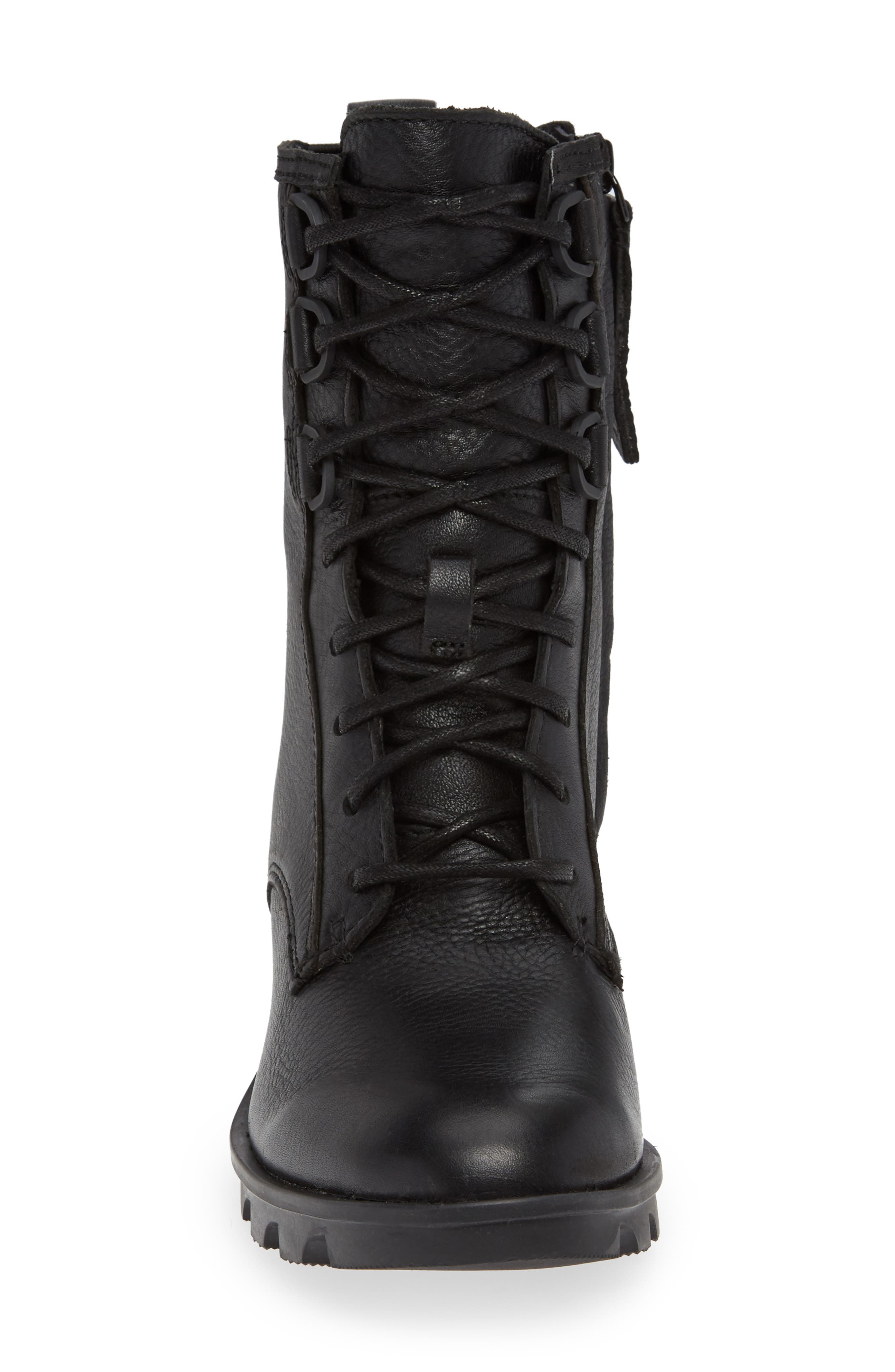 sorel phoenix zip waterproof leather boots