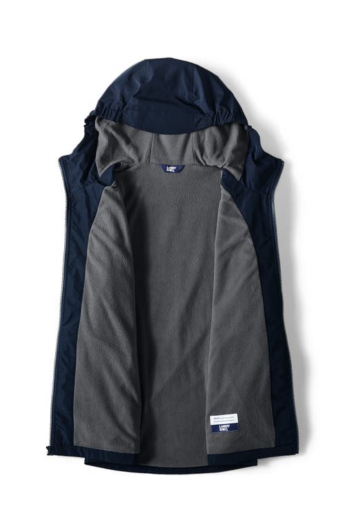 Lands' End School Uniform Rain Jacket In Classic Navy