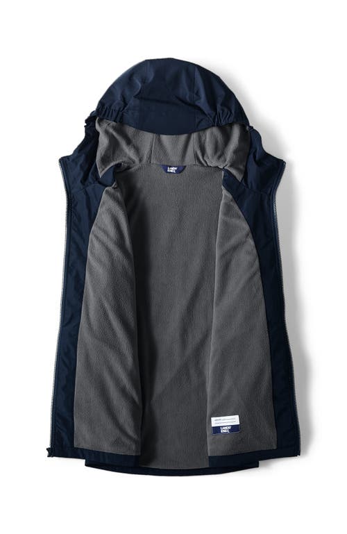 Shop Lands' End School Uniform  Rain Jacket In Classic Navy