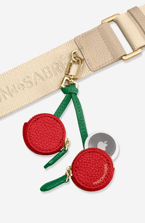 Shop Maison De Sabre Maison De Sabré The Sabremoji Fruit Charm In Cherry