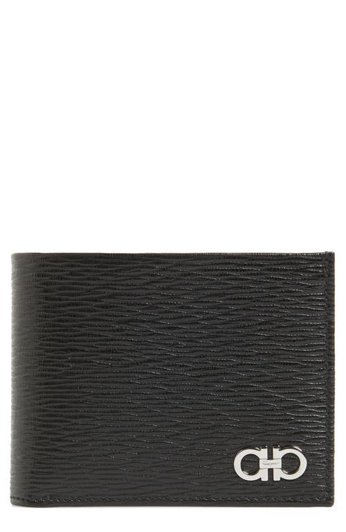 FERRAGAMO Revival Leather Billfold in Black at Nordstrom