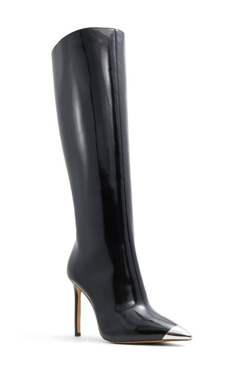 ALDO ALDO AGATHEA POINTED CAP TOE KNEE HIGH BOOT 