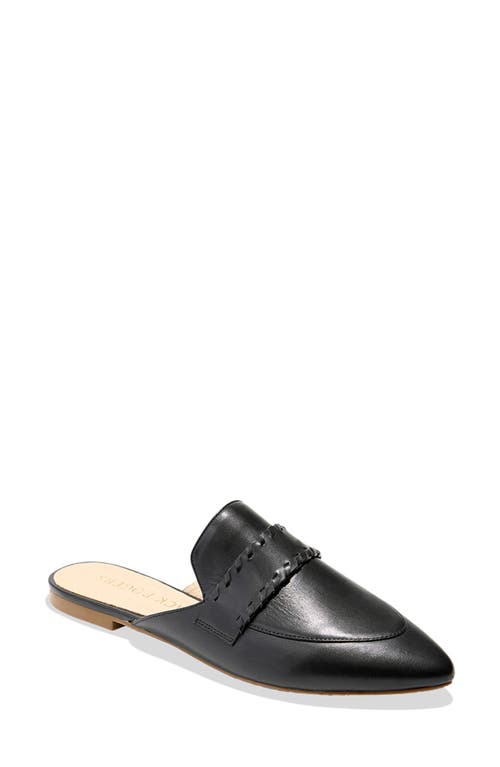 Shop Jack Rogers Beacon Stitch Pointed Toe Mule In Black