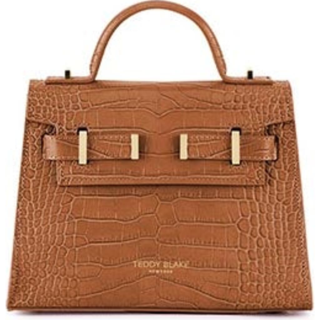 Teddy Blake Ava Croco Gold 9" In Camel Brown