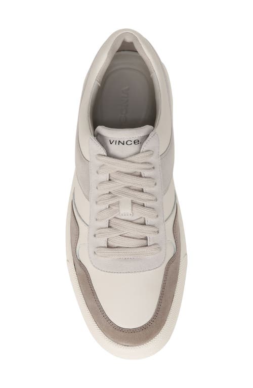 Shop Vince Warren Retro Sneaker In Whitefoam/horchata