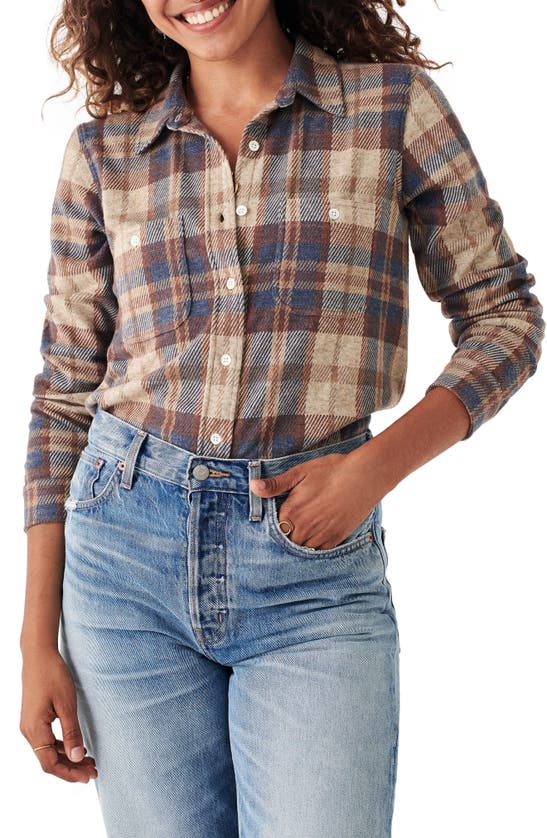Faherty Legend Plaid Flannel Button-up Shirt In Bozeman Plaid