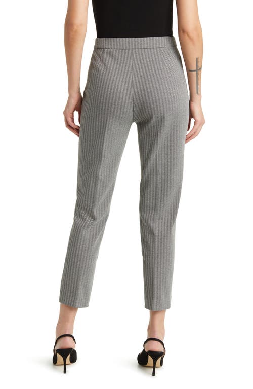 Hugo Boss Tilunara Taper Leg Pants In Herringbone
