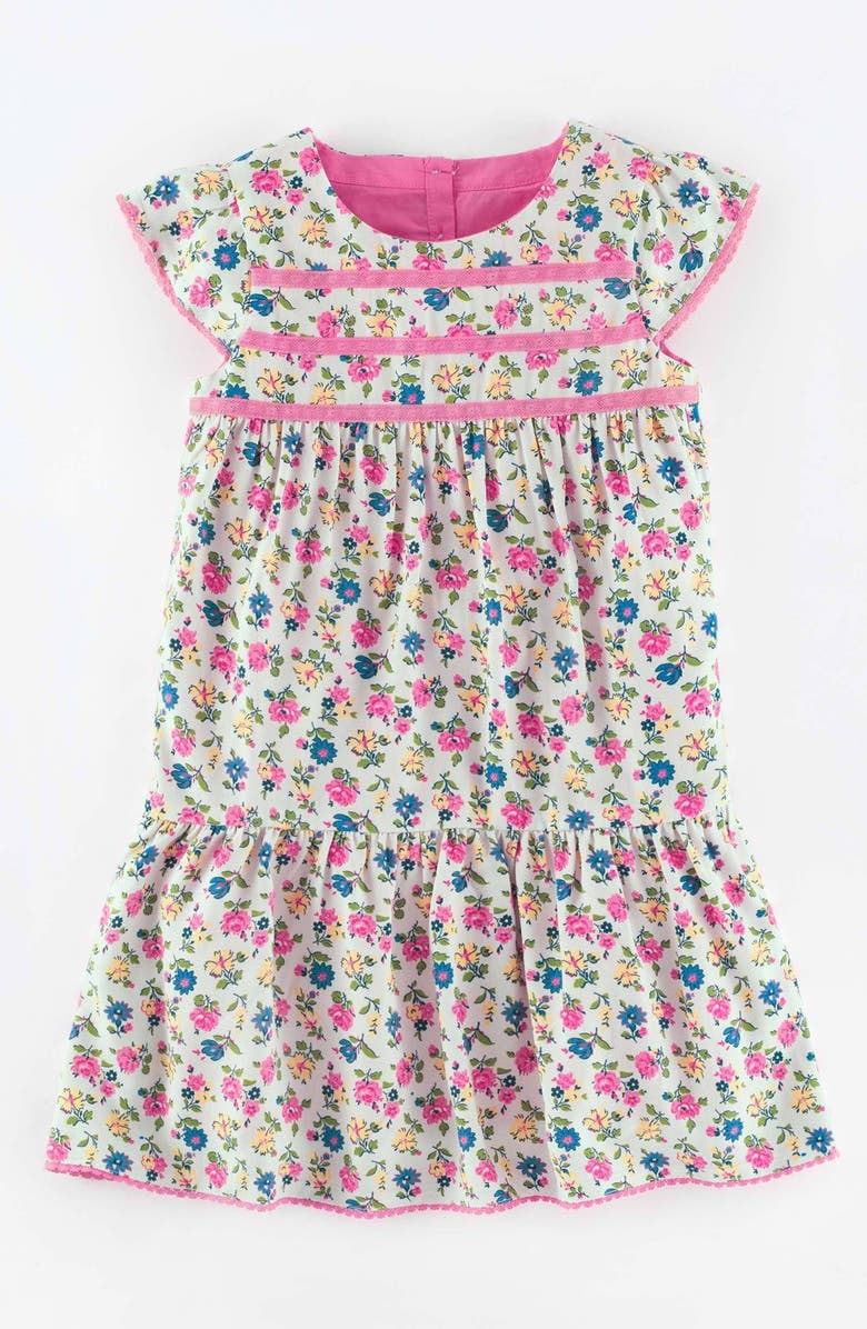 Mini Boden Floral Print Tea Dress (Toddler Girls, Little Girls & Big ...