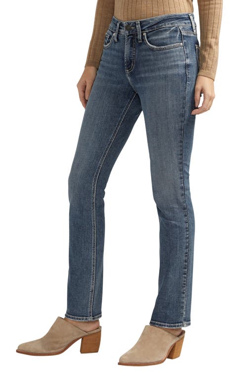 Shop Silver Jeans Co. Suki Straight Leg Jeans In Indigo