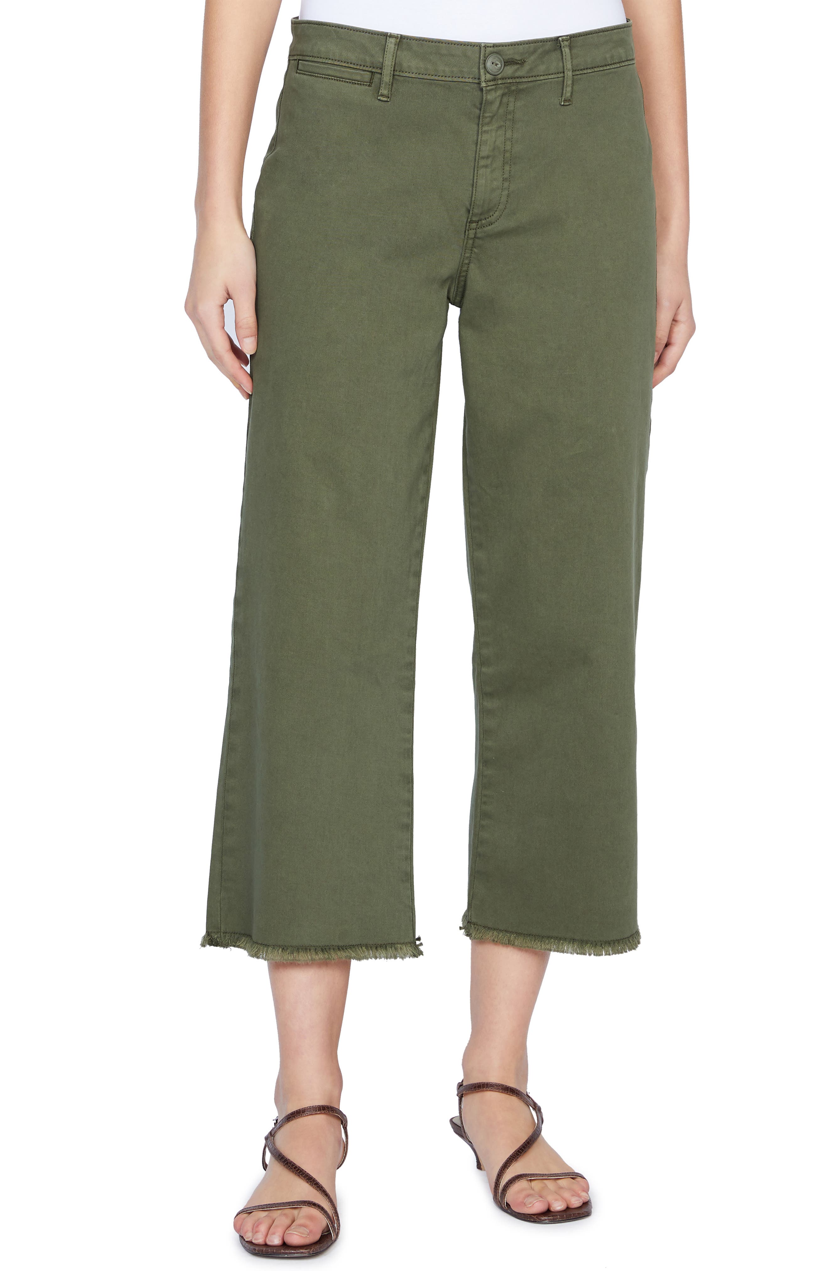 raw hem pants