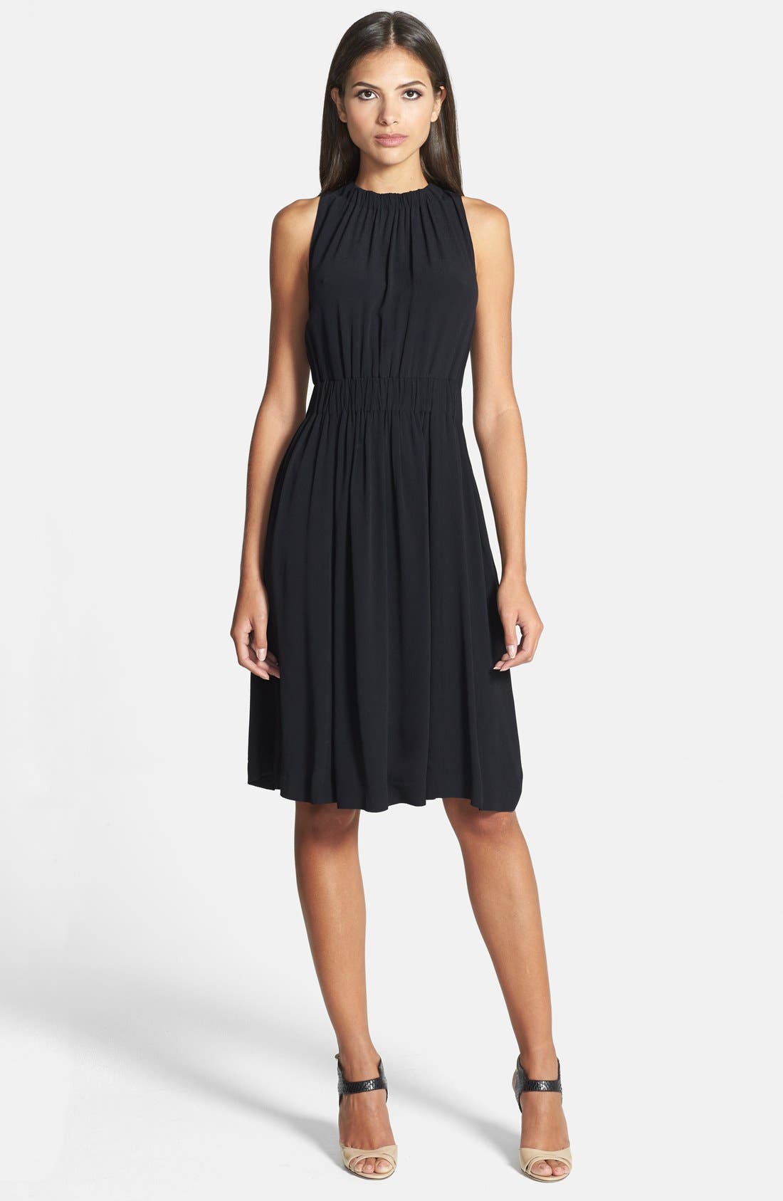 kate spade bow tie crepe a line dress
