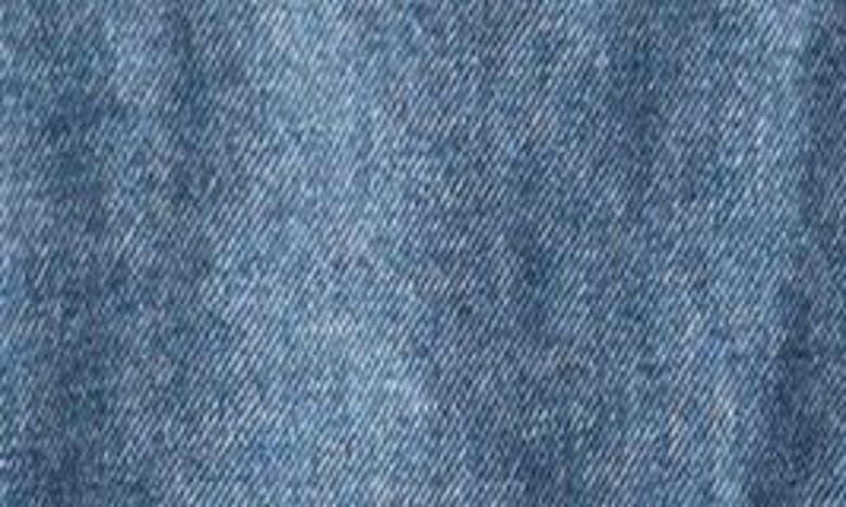 Shop Next Kids' Heart Appliqué Sleeveless Cotton Denim Dress In Blue