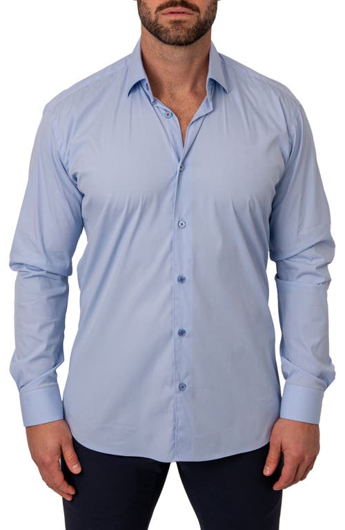 Maceoo Fibonacci Blue Regular Fit Button-Up Shirt at Nordstrom, Size Xx-Large