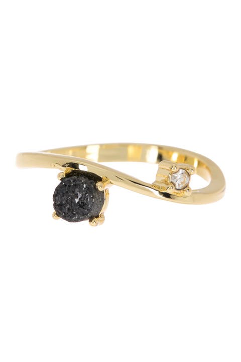 Delicate Druzy Ring