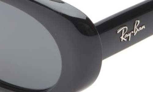 Ray Ban Ray-ban 53mm Pillow Oval Sunglasses In Black