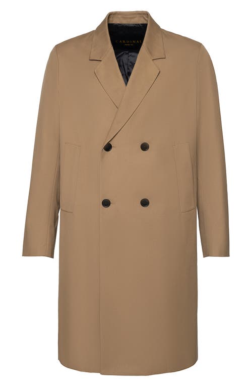 Scottsdale Double Breasted Water Repellent Coat in Camel