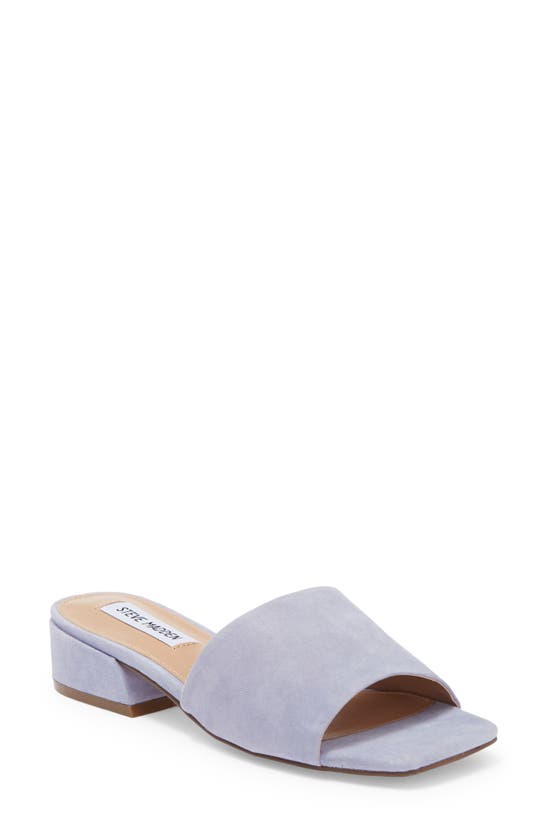 Steve Madden Amir Slide Sandal In Lilac