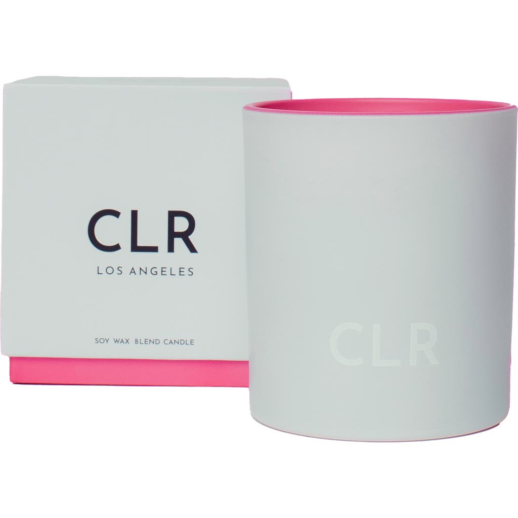 Clr Pink Scented Candle In Pink