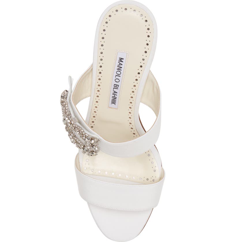 Manolo Blahnik Gable Crystal Buckle Slide Sandal Nordstrom Manolo Blahnik Gable Crystal Buckle Slide Sandal Nordstrom