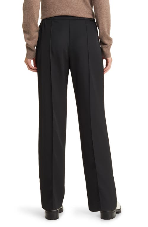 Rails Alta High Waist Straight Leg Pants In Shiny Black