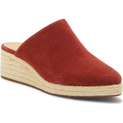 Lucky Brand Lucenia Espadrille Wedge- Red