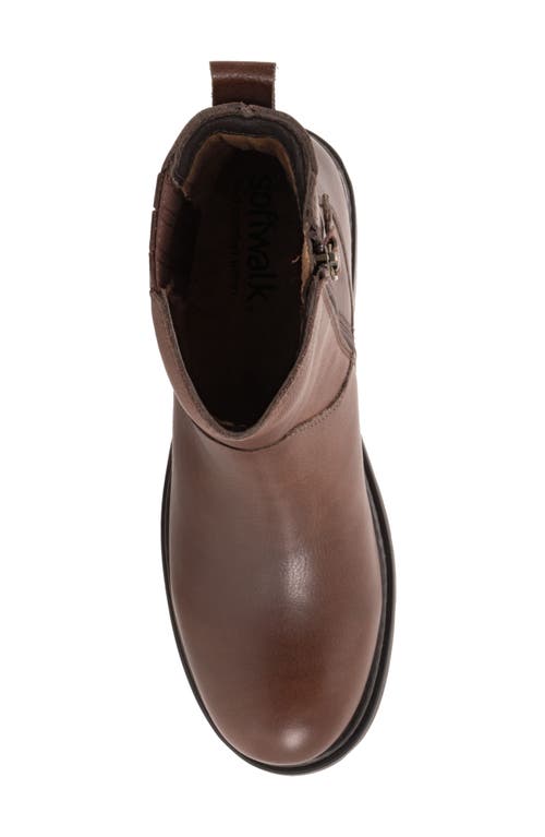 Softwalk Novato Bootie In Dark Brown