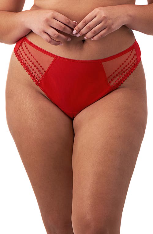 Shop Elomi Matilda Thong In Haute Red