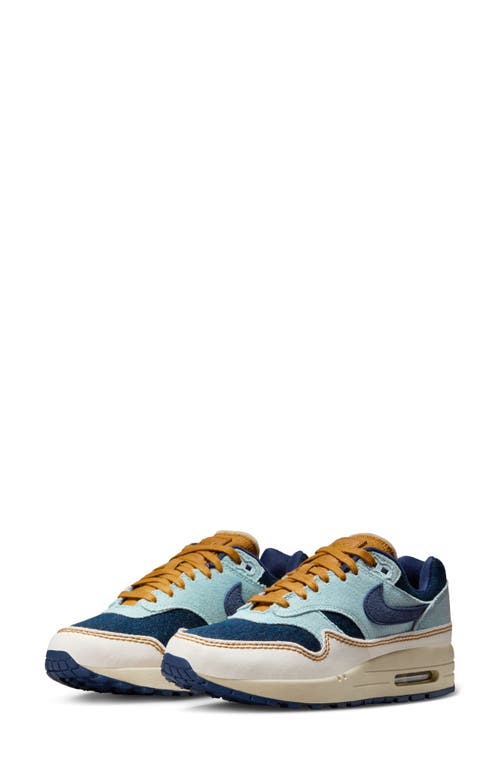 Nike Air Max 1 '87 Sneaker In Light Armory Blue/navy/ivory