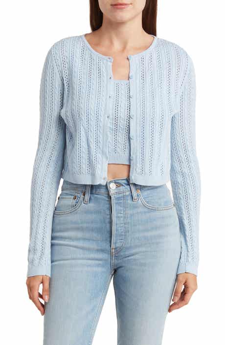 Melrose and market sales eyelash knit cardigan