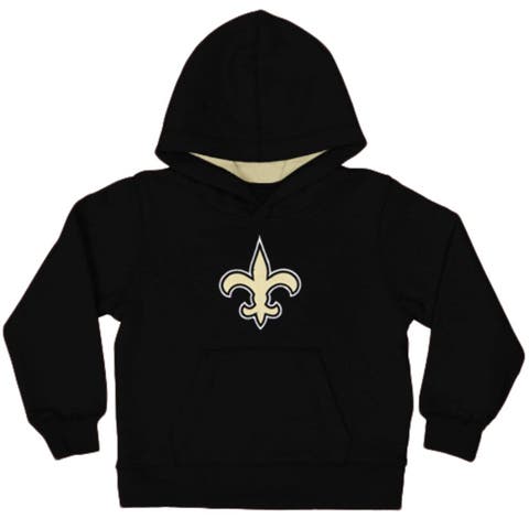 Outerstuff NFL New Orleans Saints Youth Prime Pullover Hoodie Black