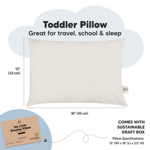 Shop Keababies 2-pack Toddler Pillows In Clay