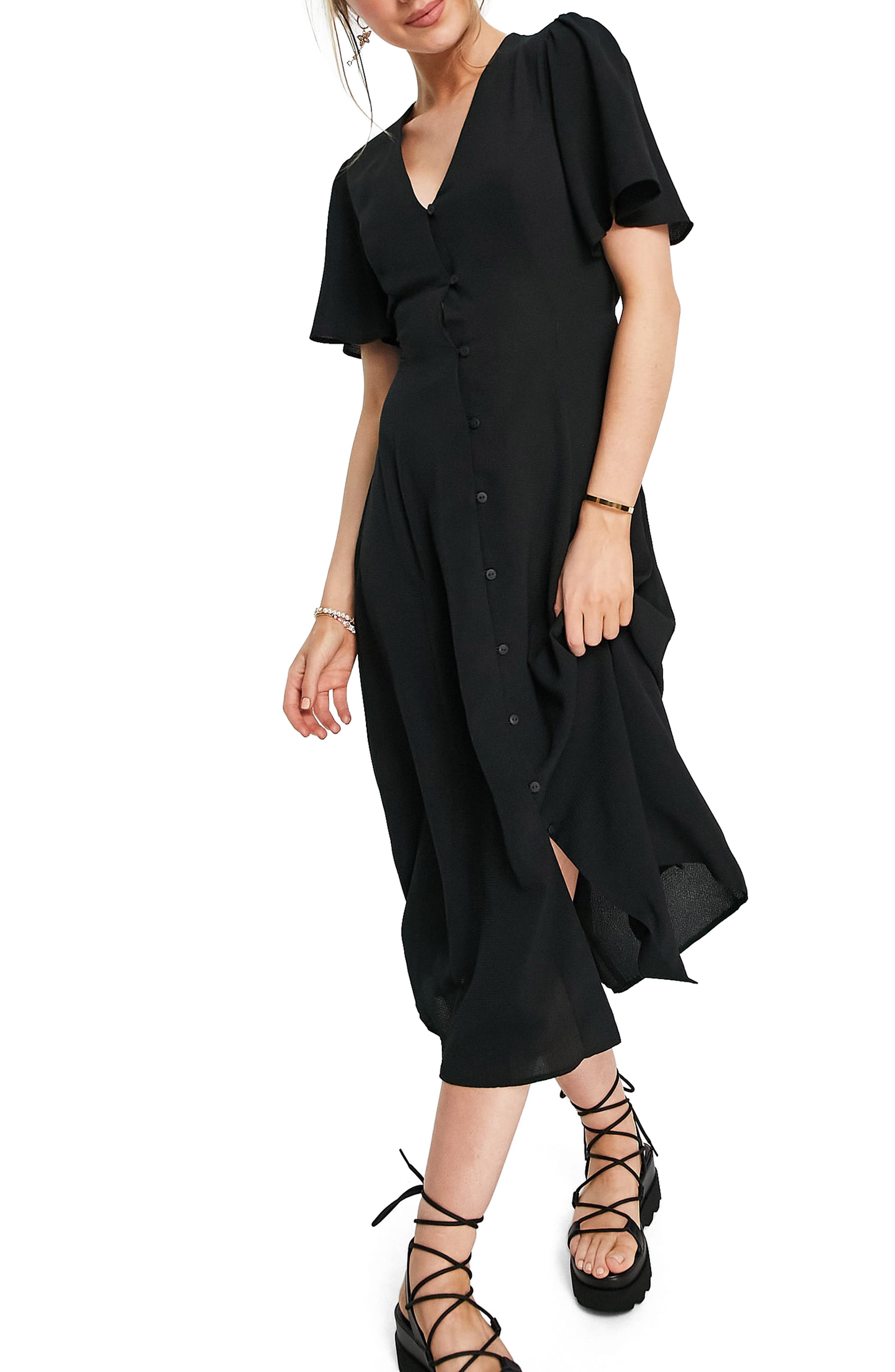 black midi dress | Nordstrom